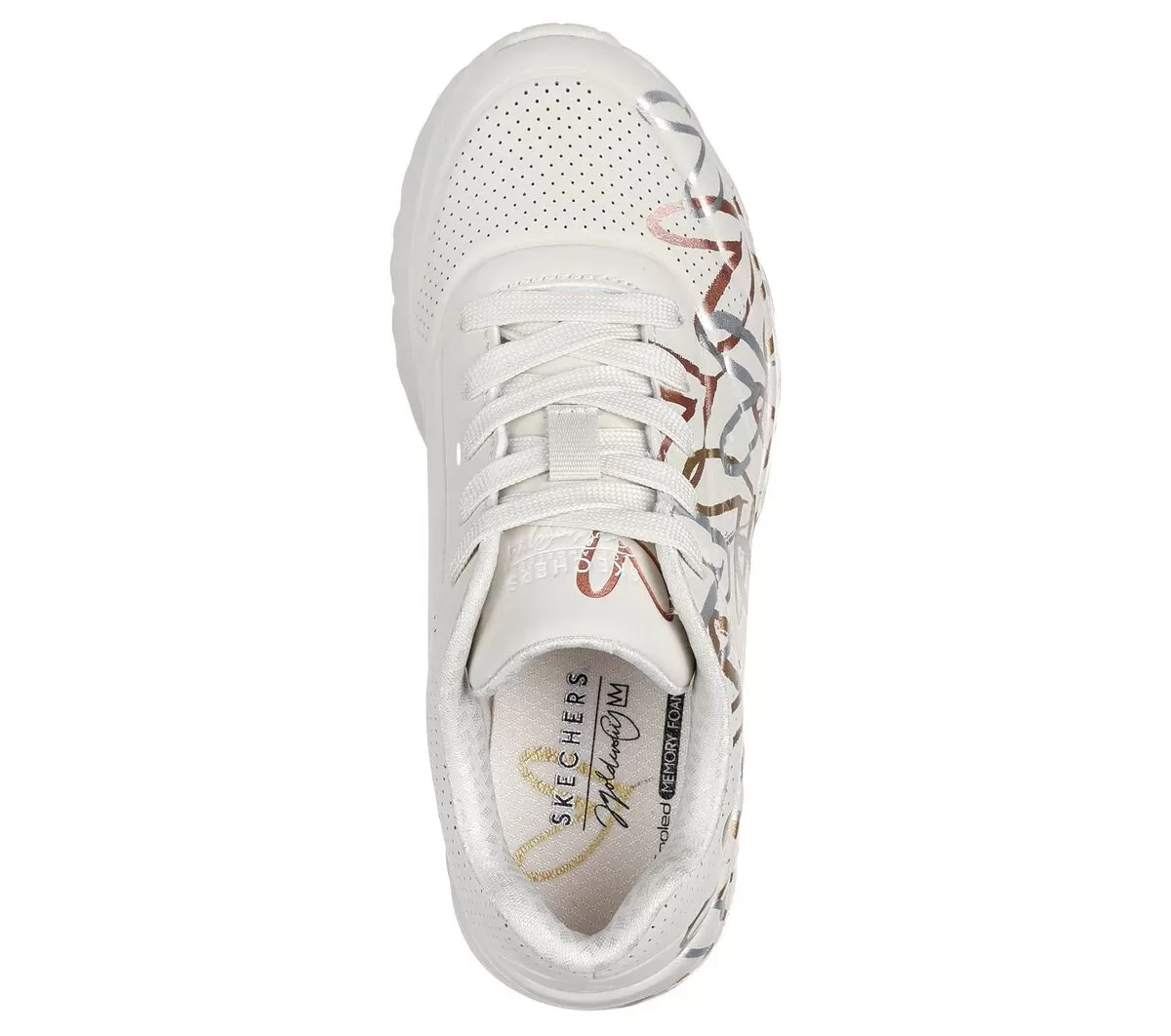 Skechers x JGoldcrown: Uno Lite – Amor Metálico