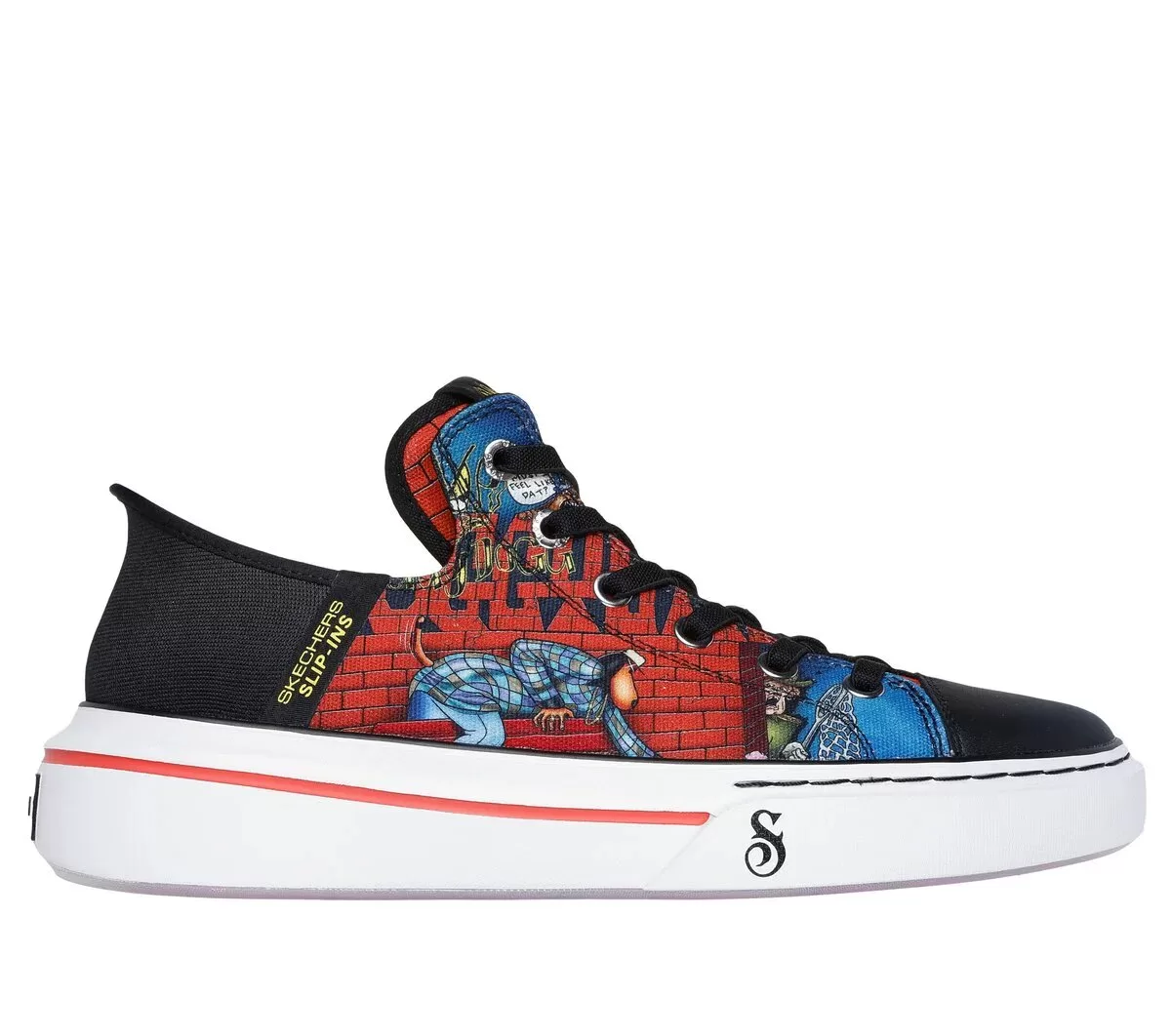 Zapatillas sin cordones Skechers: Snoop One – Estilo perrito