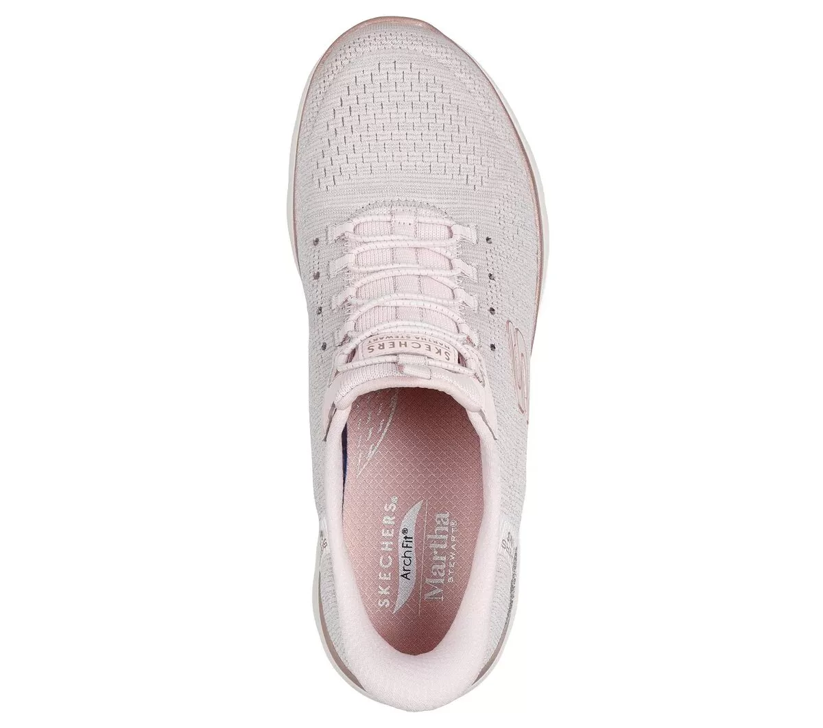 Zapatos sin cordones Skechers de Martha Stewart: Arch Fit Summits – Brillo suave